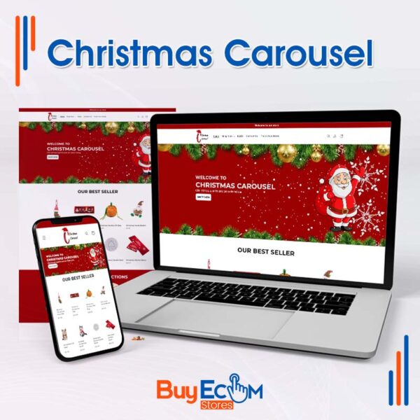 Chistmas Carousel | Premade Ecommerce Store