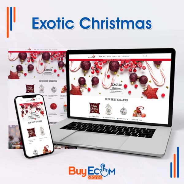Exotic Christmas | Premade Ecommerce Store
