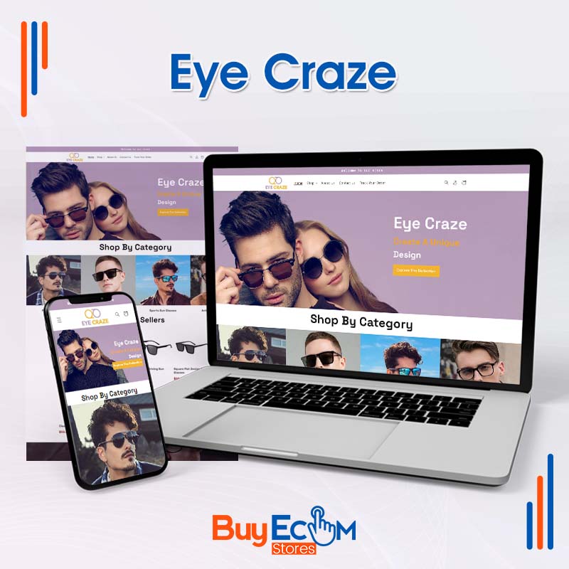 Eye Craze  | Premade Ecommerce Store