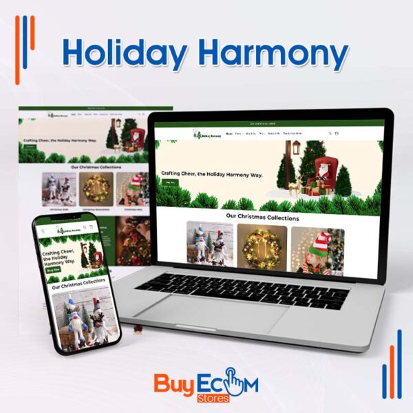 Holiday Harmony | Premade Ecommerce Store