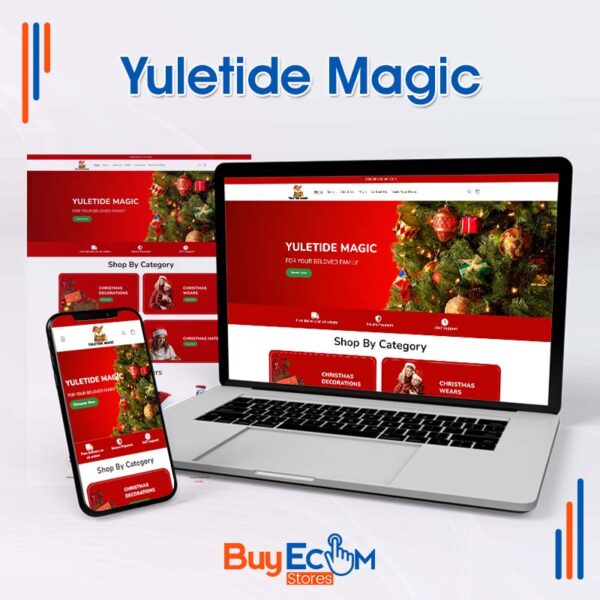 Yuletide Magic | Premade Ecommerce Store
