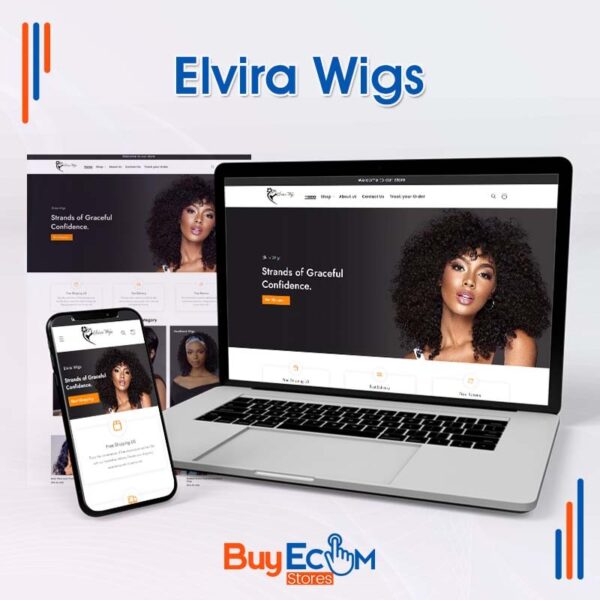 Elvira Wigs | Premade Ecommerce Store